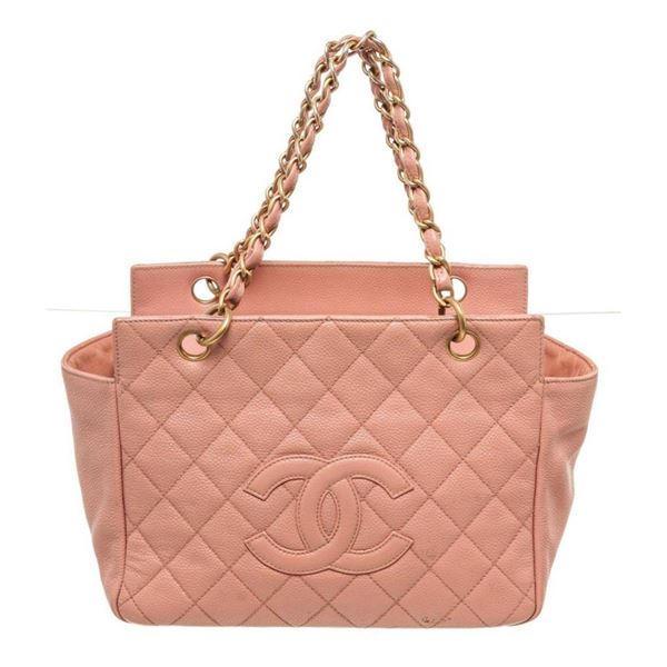 Chanel Orange Leather Shoulder Bag