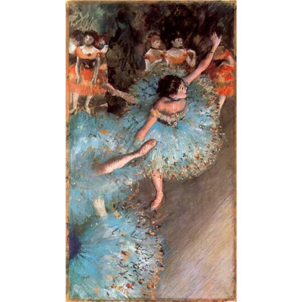 Edgar Degas - The Greens Dancers