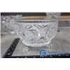 Image 11 : Assorted Lot of Crystalware - Bowls, Ashtray, Creamer, Candy Dishes