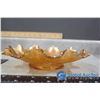 Image 2 : Antique Dugan "Apple Blossom Twigs" Marigold Carnival Glass