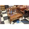 Image 2 : **Solid Wood Deacons Bench w/ 3 Drawers