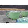 Image 3 : (8) Pieces of Fire King/Anchor Hocking Jadeite Cups & Saucers