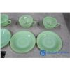 Image 5 : (8) Pieces of Fire King/Anchor Hocking Jadeite Cups & Saucers