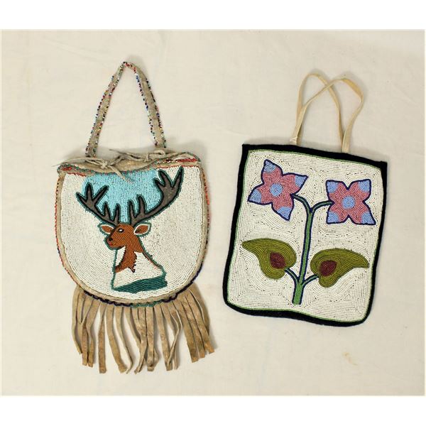 Pair of Plateau Beaded Bags