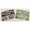 Image 1 : Pair of Express Company Porcelian Signs