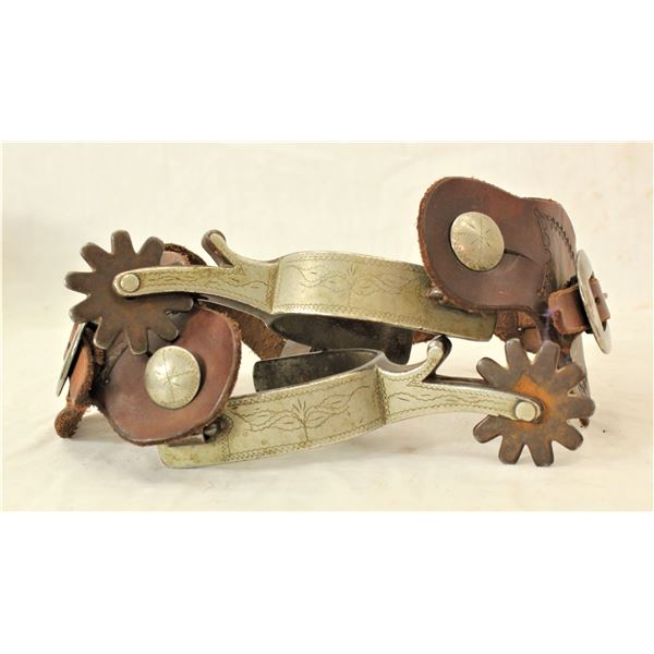 Inside Marked Crockett Spurs