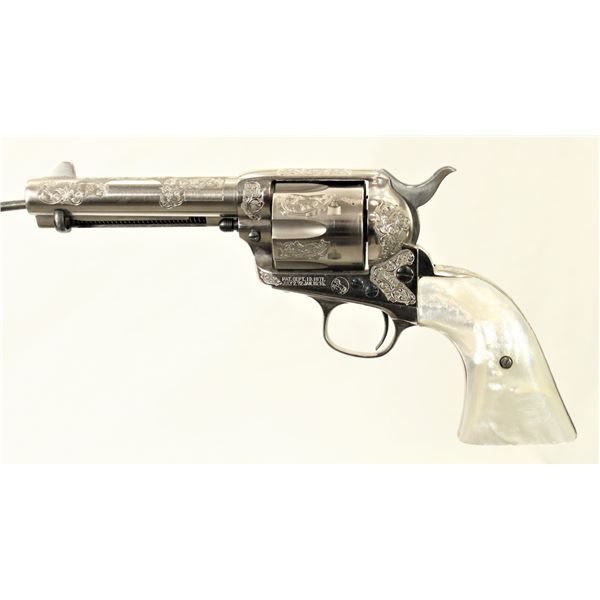 Engraved Colt Single Action Revolver