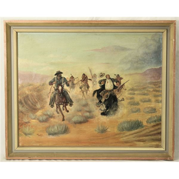 Joe Beeler Oil Painting