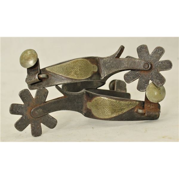 Inside Marked Crockett Spurs