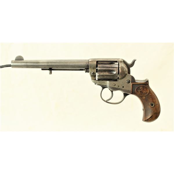 Outlaw Inscribed Colt 1877 Lightning Revolver