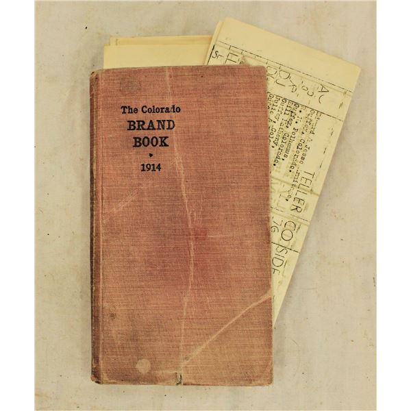 Colorado 1914 Livestock Brand Book