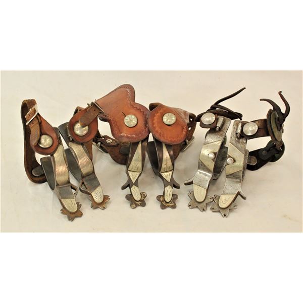 Group of Crockett Spurs