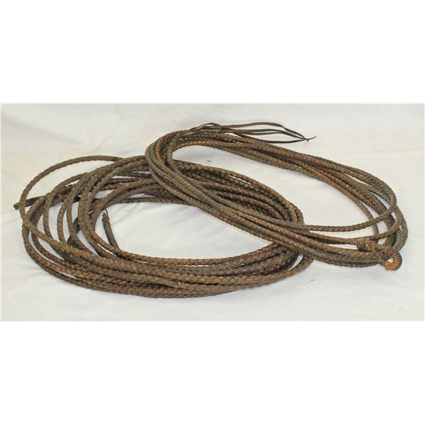 Pair of Rawhide Riatas