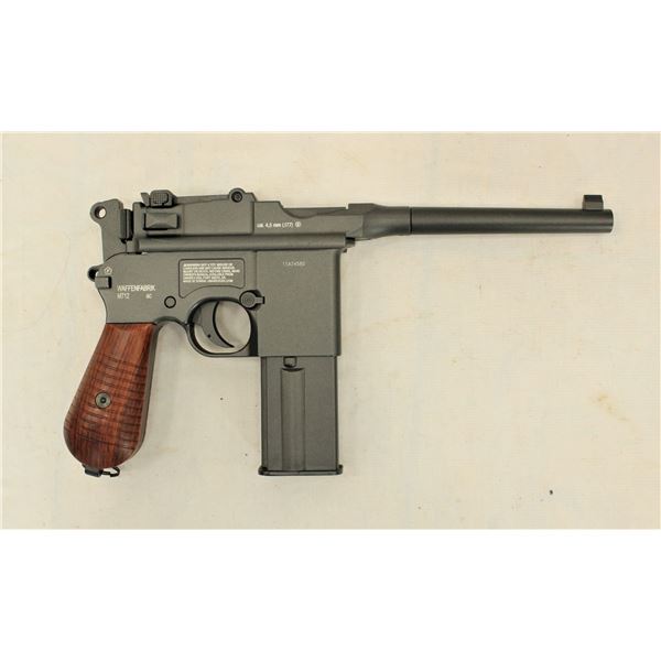 Waffenfabrik Full Auto Mauser Broomhandle M712 Air Pistol