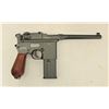 Image 1 : Waffenfabrik Full Auto Mauser Broomhandle M712 Air Pistol