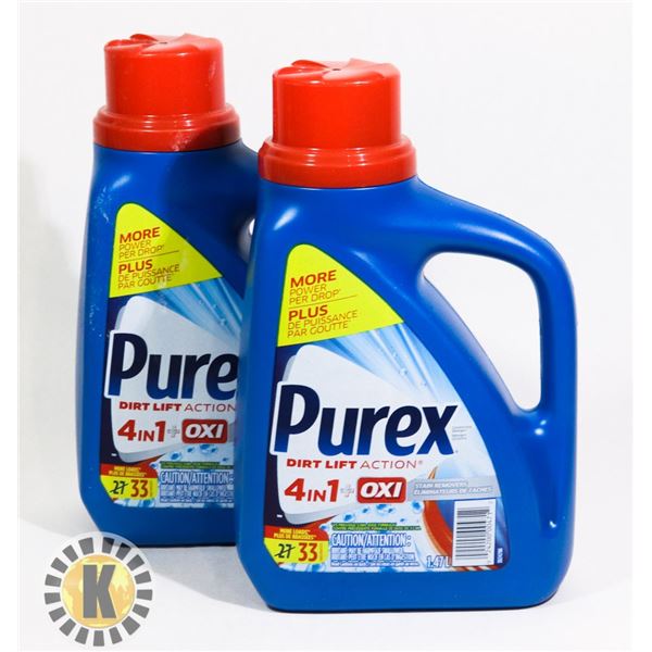 BAG OF 2 1.47L PUREX LAUNDRY SOAP