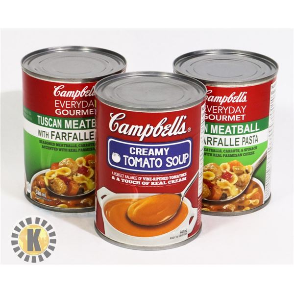 BAG OF ASSORTED SOUP