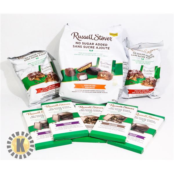 BAG OF ASSORTED RUSSELL STOVER CHOCOLATE