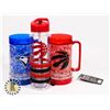 Image 1 : BAG OF CANADIAN SPORT THEMED CUPS AND BOTTLE