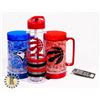 Image 1 : BAG OF CANADIAN SPORT THEMED CUPS AND BOTTLE
