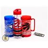 Image 1 : BAG OF CANADIAN SPORT THEMED CUPS AND BOTTLE