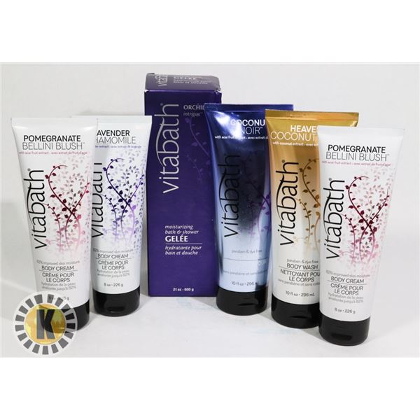 BAG OF NEW ASSORTED VITABATH PRODUCTS