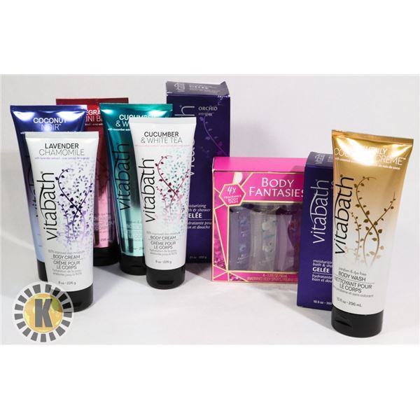 BAG OF NEW ASSORTED VITABATH PRODUCTS