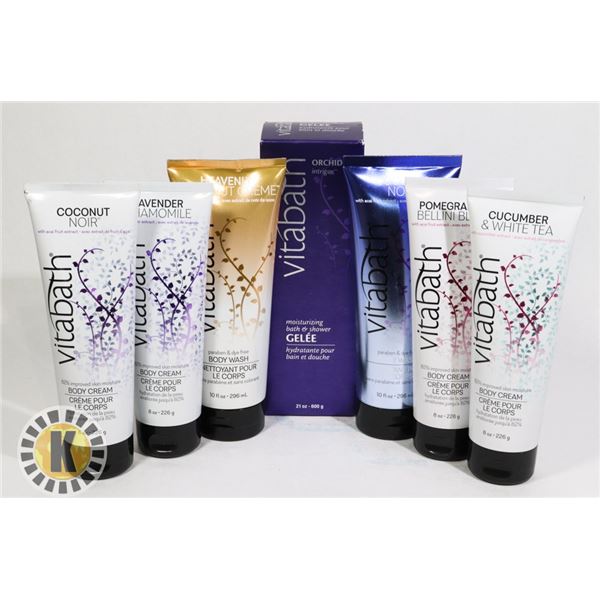 BAG OF NEW ASSORTED VITABATH PRODUCTS