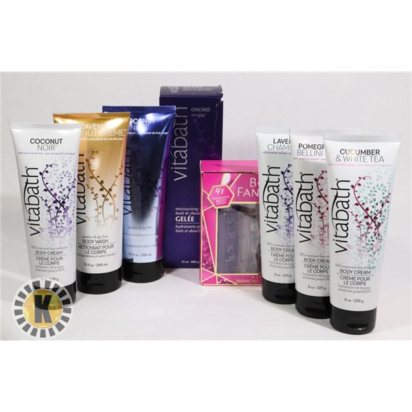 BAG OF NEW ASSORTED VITABATH PRODUCTS
