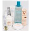 Image 1 : BAG OF SKIN AND HAIR CARE PRODUCTS INCLUDES VICHY