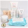 Image 1 : BAG OF SKIN AND HAIR CARE PRODUCTS INCLUDES VICHY