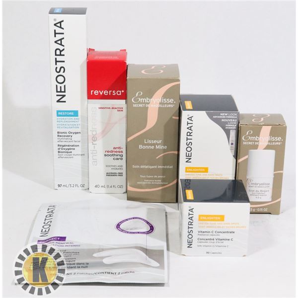 ASSORTED BAG OF SKIN CARE PRODUCTS