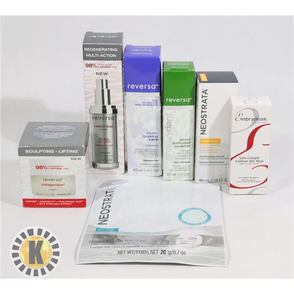 ASSORTED BAG OF SKIN CARE PRODUCTS