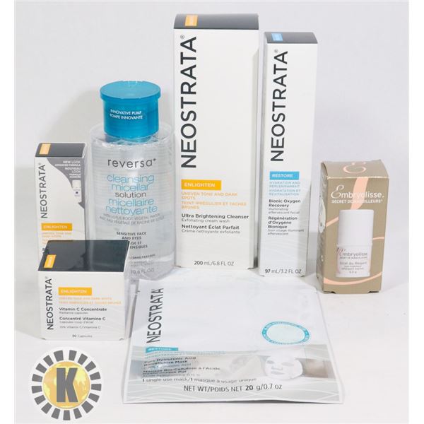 ASSORTED BAG OF SKIN CARE PRODUCTS