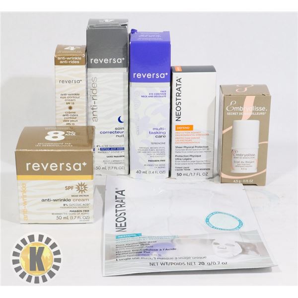 ASSORTED BAG OF SKIN CARE PRODUCTS