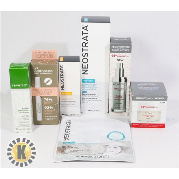 ASSORTED BAG OF SKIN CARE PRODUCTS