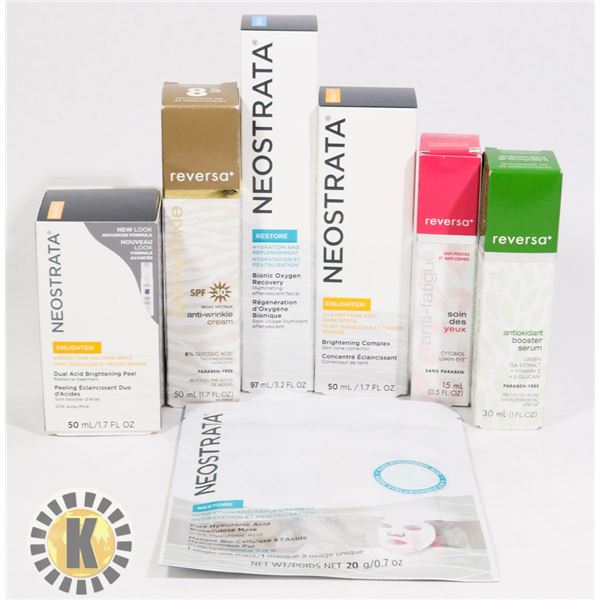 ASSORTED BAG OF SKIN CARE PRODUCTS