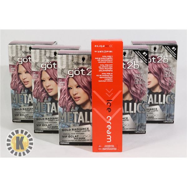 BAG OF GOT 2B METALLICS HAIR DYE