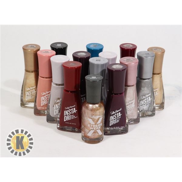 ASSORTED BAG OF SALLY HANSEN NAIL POLISH
