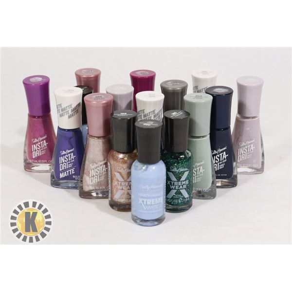 ASSORTED BAG OF SALLY HANSEN NAIL POLISH