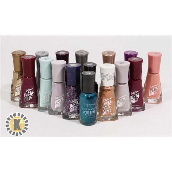 ASSORTED BAG OF SALLY HANSEN NAIL POLISH