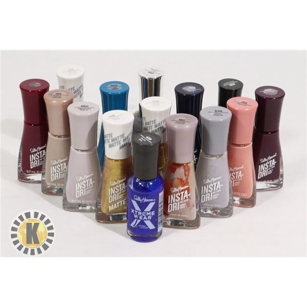 ASSORTED BAG OF SALLY HANSEN NAIL POLISH