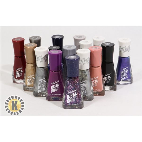 ASSORTED BAG OF SALLY HANSEN NAIL POLISH