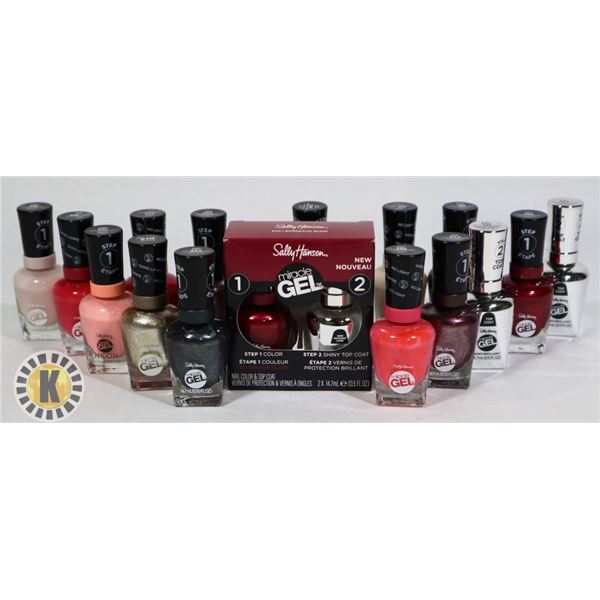 ASSORTED BAG OF SALLY HANSEN NAIL POLISH