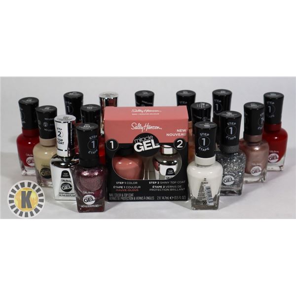 ASSORTED BAG OF SALLY HANSEN NAIL POLISH