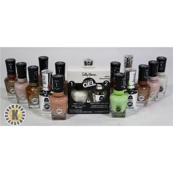 ASSORTED BAG OF SALLY HANSEN NAIL POLISH