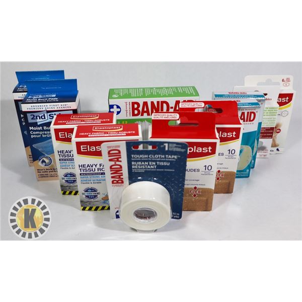 ASSORTED BAG OF FIRST-AID ITEMS