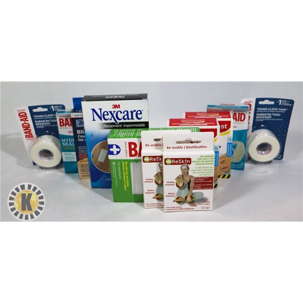 ASSORTED BAG OF FIRST-AID ITEMS