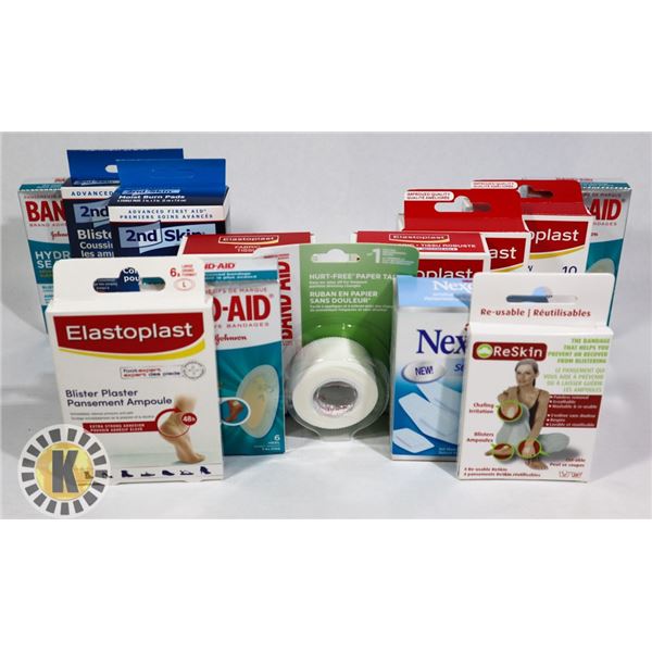 ASSORTED BAG OF FIRST-AID ITEMS