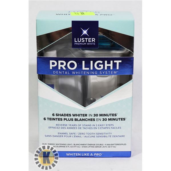 PRO LIGHT DENTAL WHITENING SYSTEM